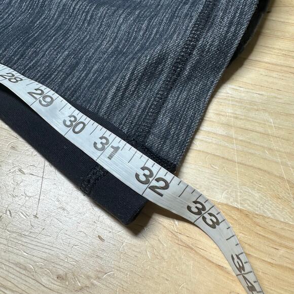 Lululemon Barre Pulse Pant Tall Black Swan / Reversible Slub Denim Size 4 EUC - Picture 9 of 9